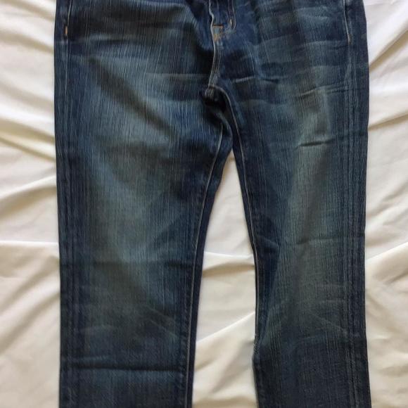🔴𝗕𝗢𝗚𝗢🔴Current/Elliot The Fling Loved Blue Jeans Distressed - Picture 12 of 16
